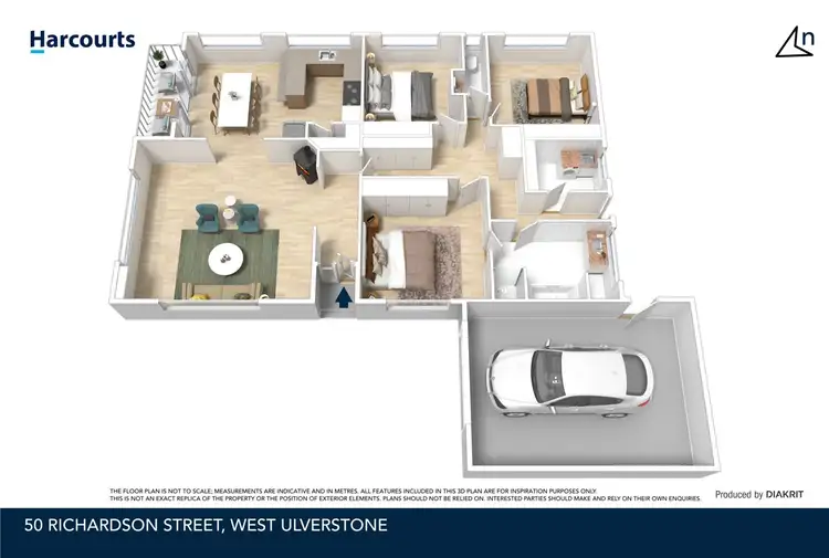 Floorplan of Homely house listing, 50 Richardson Street, West Ulverstone TAS 7315