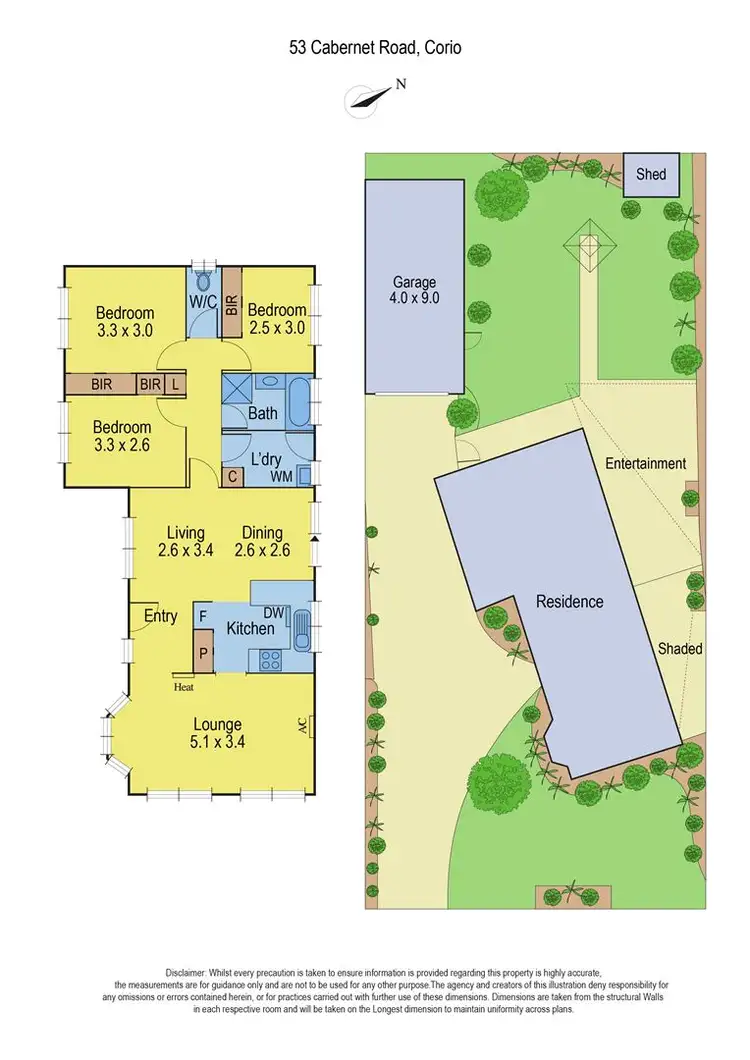 Floorplan of Homely house listing, 53 Cabernet Road, Corio VIC 3214