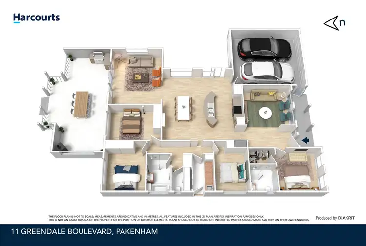 Floorplan of Homely house listing, 11 Greendale Boulevard, Pakenham VIC 3810