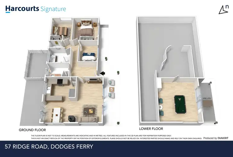 Floorplan of Homely house listing, 57 Ridge Road, Dodges Ferry TAS 7173