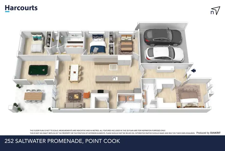 Floorplan of Homely house listing, 252 Saltwater Promenade, Point Cook VIC 3030