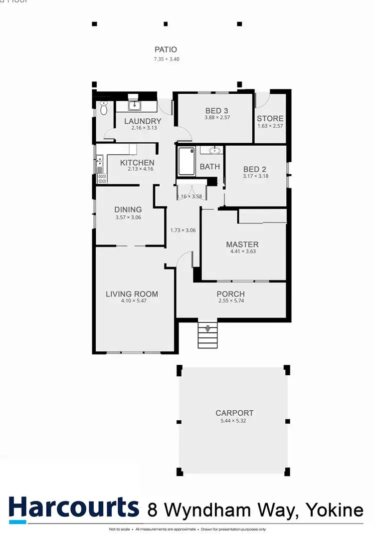 Floorplan of Homely house listing, 8 Wyndham Way, Yokine WA 6060
