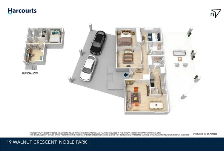 Floorplan of Homely house listing, 19 Walnut Crescent, Noble Park VIC 3174