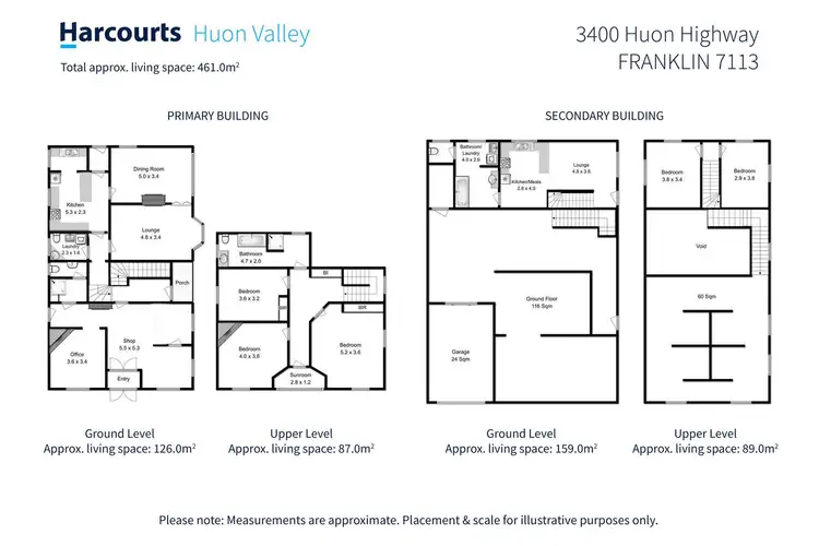 Floorplan of Homely house listing, 3400 Huon Highway, Franklin TAS 7113