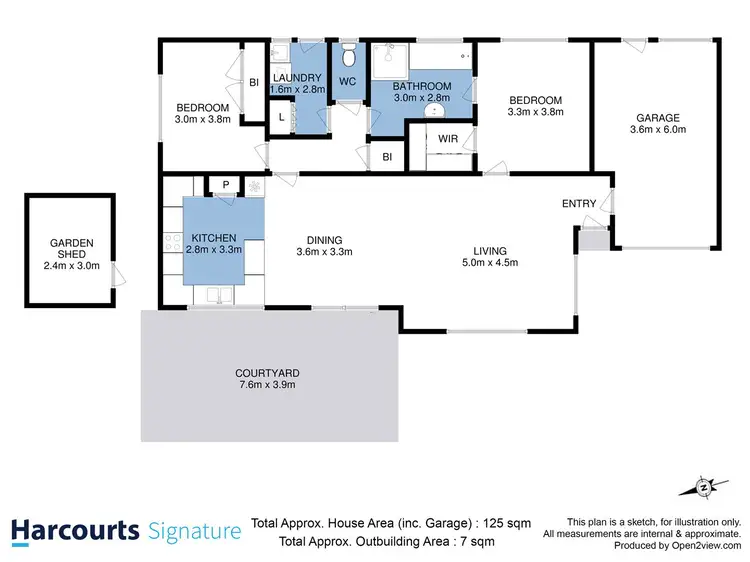 Floorplan of Homely unit listing, 3/7 South Parade, Rokeby TAS 7019