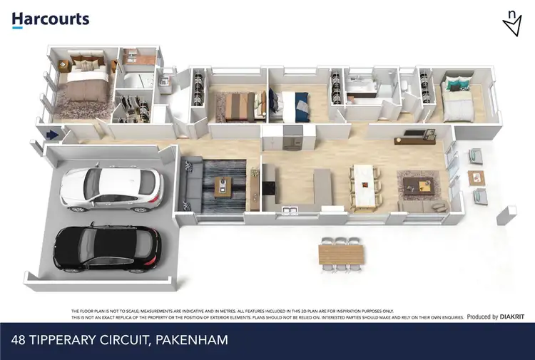 Floorplan of Homely house listing, 48 Tipperary Cct, Pakenham VIC 3810
