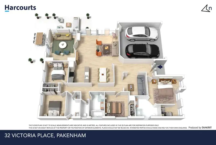 Floorplan of Homely house listing, 32 Victoria Place, Pakenham VIC 3810