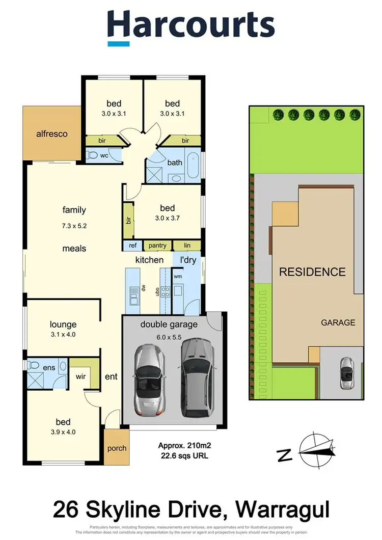 Floorplan of Homely house listing, 26 Skyline Drive, Warragul VIC 3820