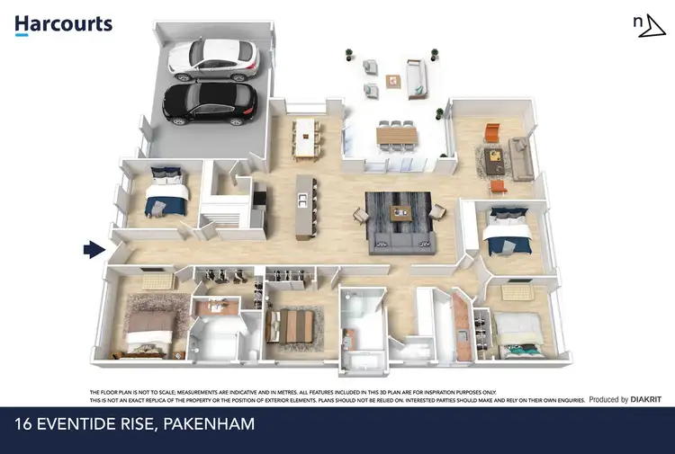 Floorplan of Homely house listing, 16 Eventide Rise, Pakenham VIC 3810