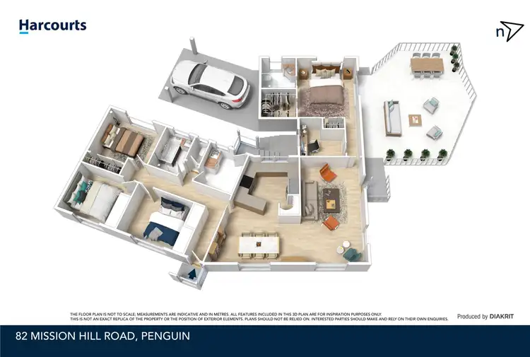 Floorplan of Homely house listing, 82 Mission Hill Road, Penguin TAS 7316