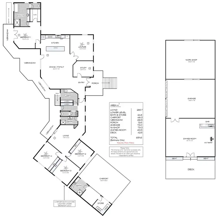 Floorplan of Homely house listing, 45 Fuller West Road, Lower Inman Valley SA 5211