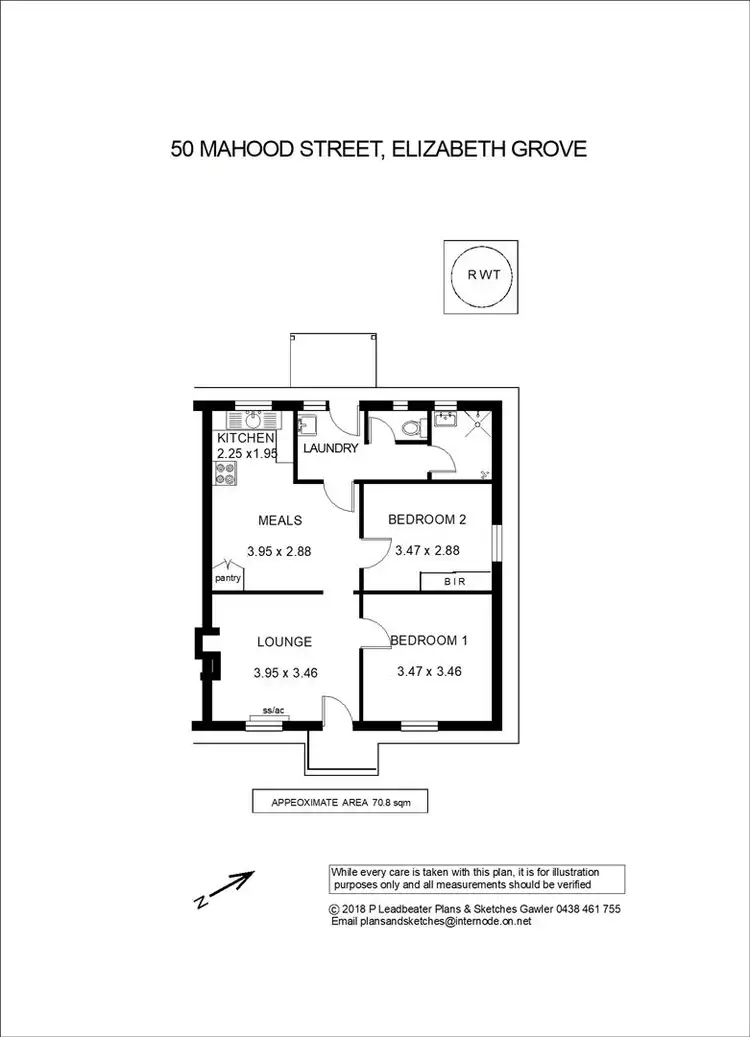 Floorplan of Homely house listing, 50 Mahood Street, Elizabeth Grove SA 5112