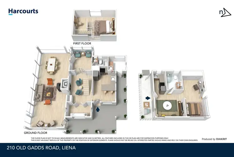 Floorplan of Homely house listing, 210 Old Gads Hill Road, Liena TAS 7304