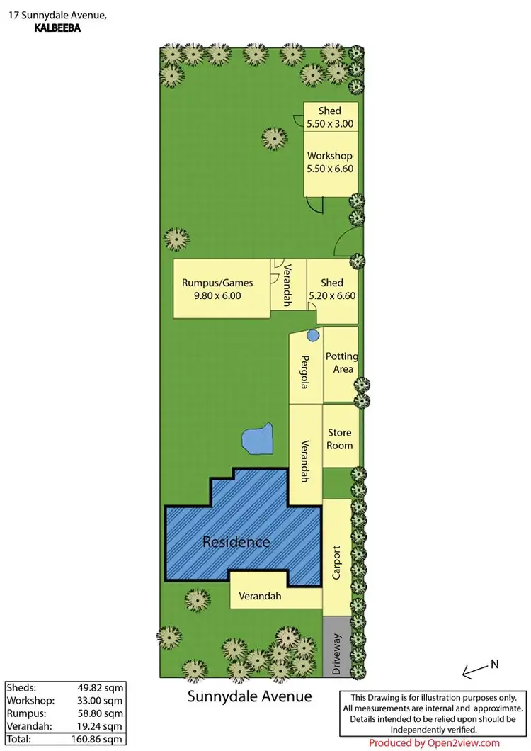Floorplan of Homely house listing, 17 Sunnydale Avenue, Kalbeeba SA 5118