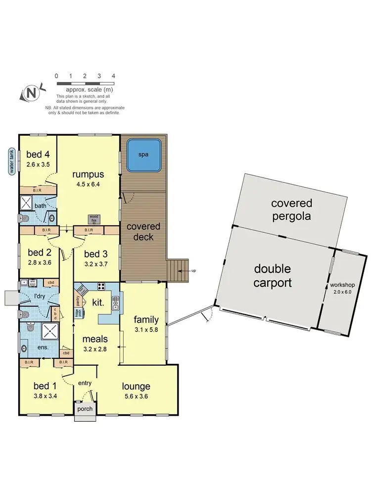 Floorplan of Homely house listing, 4 Brompton Court, Kilsyth VIC 3137