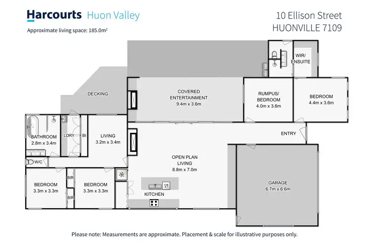 Floorplan of Homely house listing, 10 Ellison Street, Huonville TAS 7109