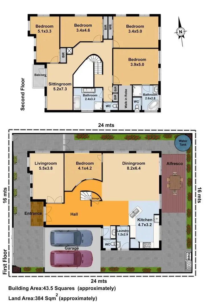 Floorplan of Homely house listing, 6 Sunset Place, Maribyrnong VIC 3032