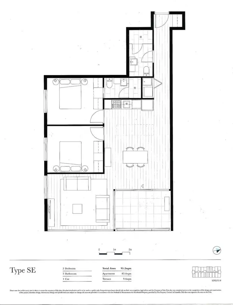 Floorplan of Homely apartment listing, 510/1 Moreland St, Footscray VIC 3011