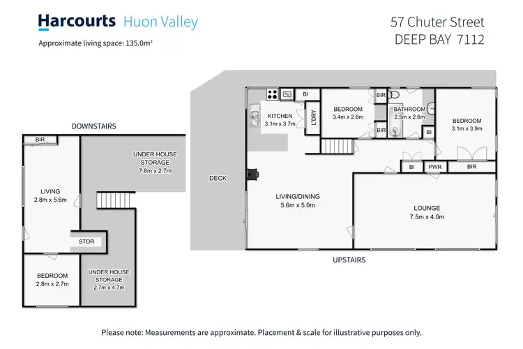 Floorplan of Homely house listing, 57 Chuter Street, Deep Bay TAS 7112