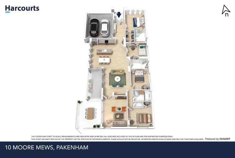 Floorplan of Homely house listing, 10 Moore Mews, Pakenham VIC 3810