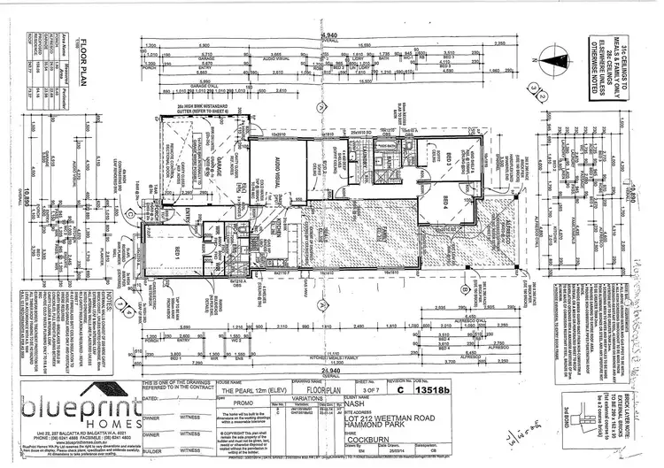 Floorplan of Homely house listing, 37 Weetman Road, Hammond Park WA 6164