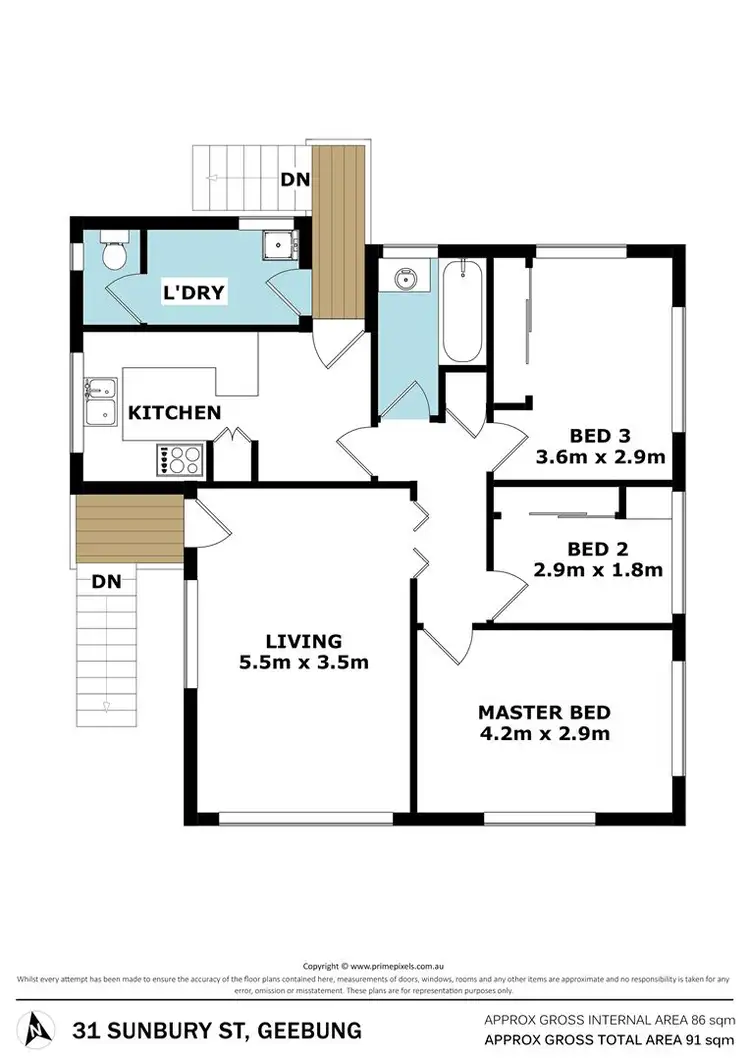 Floorplan of Homely house listing, 31 Sunbury St, Geebung QLD 4034