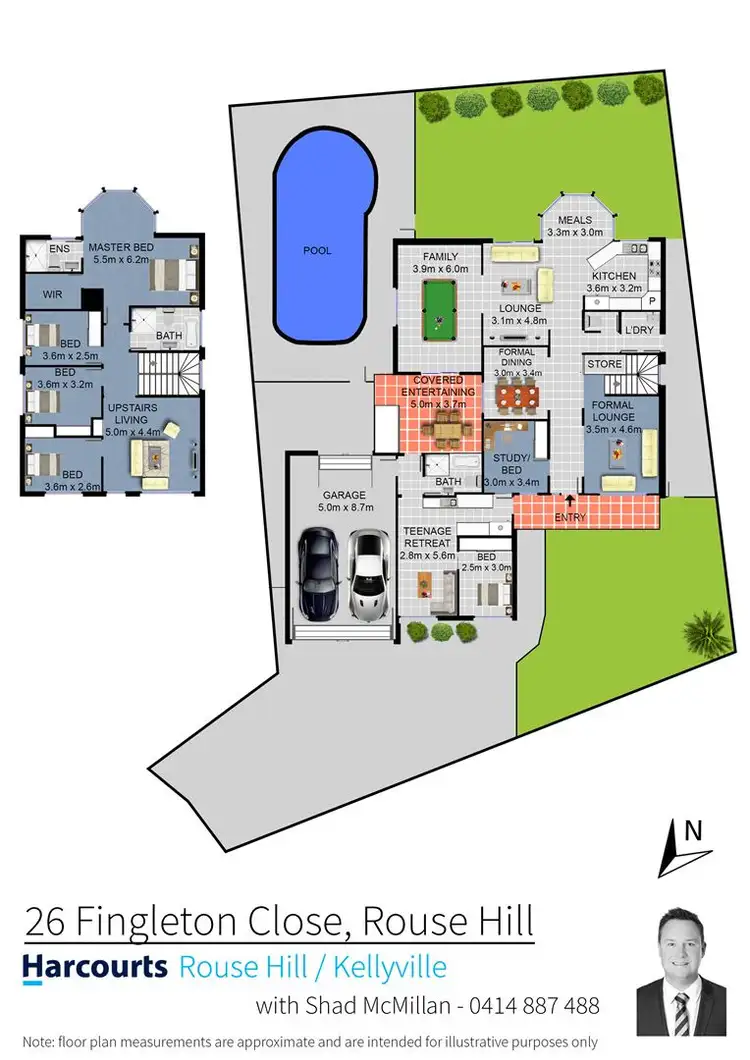 Floorplan of Homely house listing, 26 Fingleton Close, Rouse Hill NSW 2155