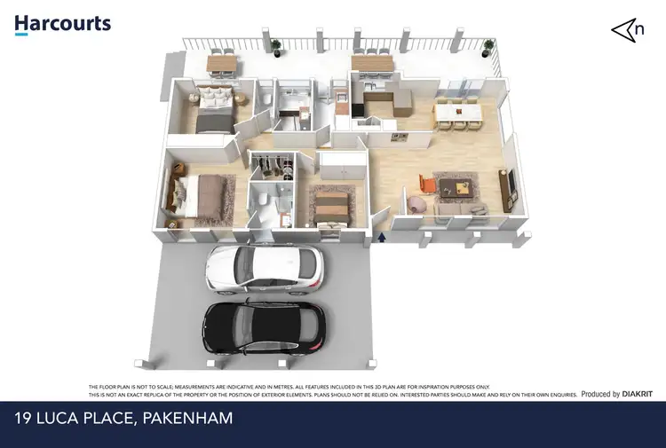 Floorplan of Homely house listing, 19 Luca Place, Pakenham VIC 3810