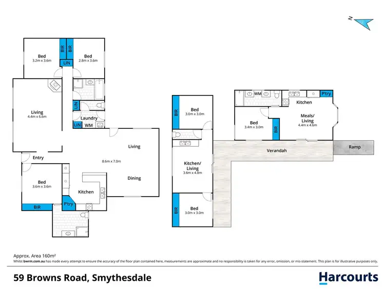 Floorplan of Homely house listing, 59 Browns Road, Smythesdale VIC 3351