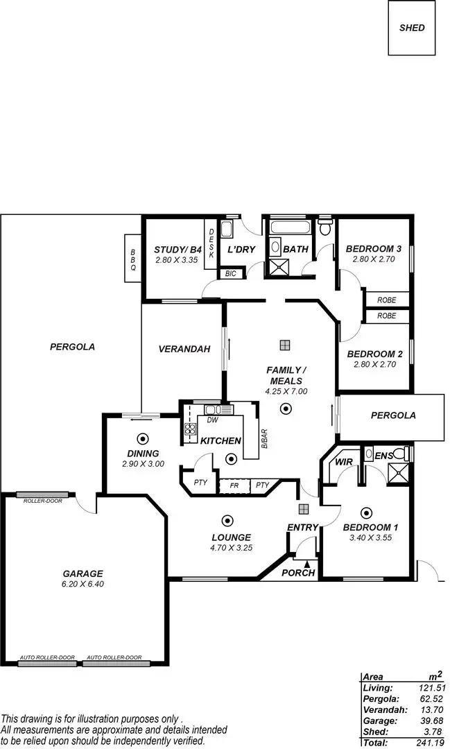 Floorplan of Homely house listing, 6 Peters Way, Seaton SA 5023