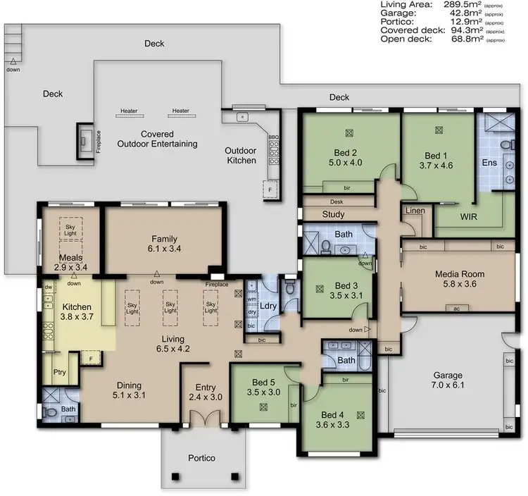 Floorplan of Homely rural property listing, 7 Wilbala Road, Longwood SA 5153