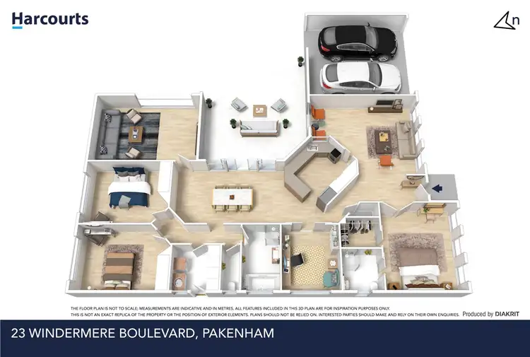 Floorplan of Homely house listing, 23 Windermere Boulevard, Pakenham VIC 3810