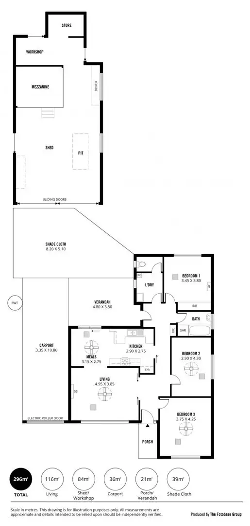 Floorplan of Homely house listing, 71 Lewis Street, South Brighton SA 5048