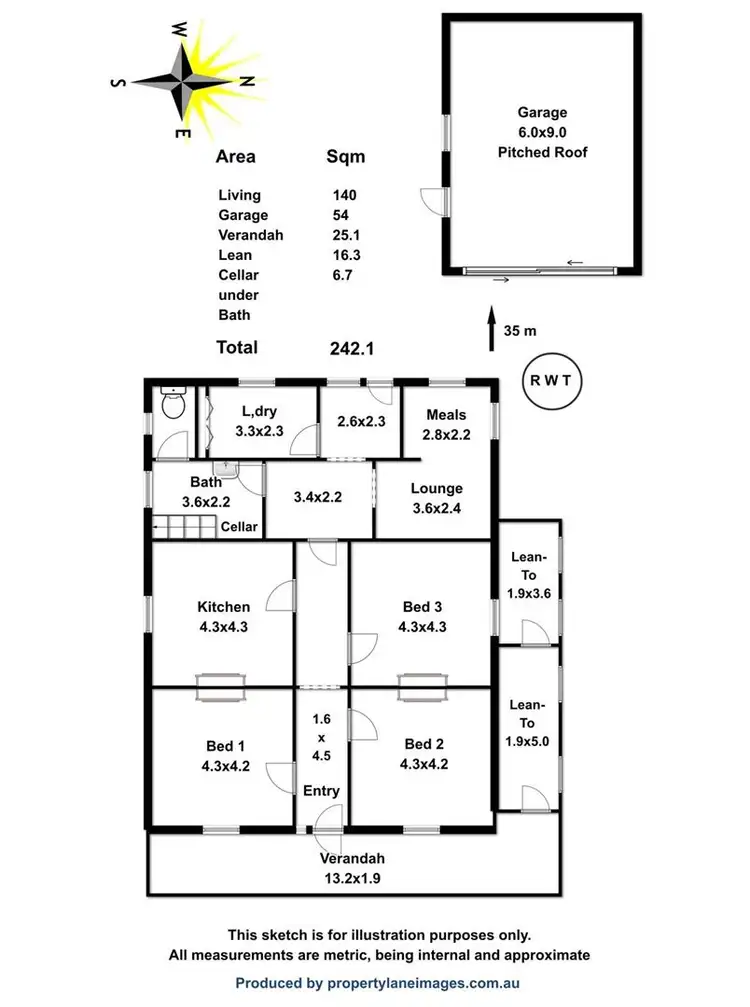 Floorplan of Homely house listing, 9-11 Church Street, Freeling SA 5372
