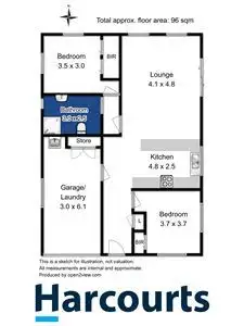 Floorplan of Homely unit listing, 32/1684 Channel Highway, Margate TAS 7054