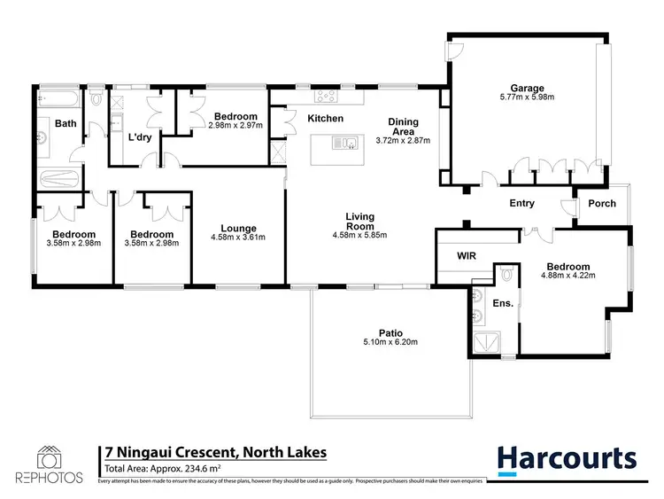 Floorplan of Homely house listing, 7 Ningaui Cres, North Lakes QLD 4509