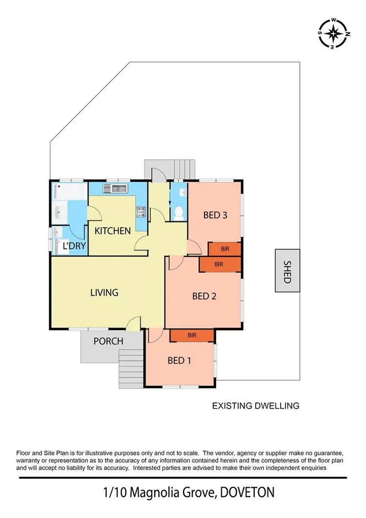 Floorplan of Homely house listing, 10 Magnolia Grove, Doveton VIC 3177