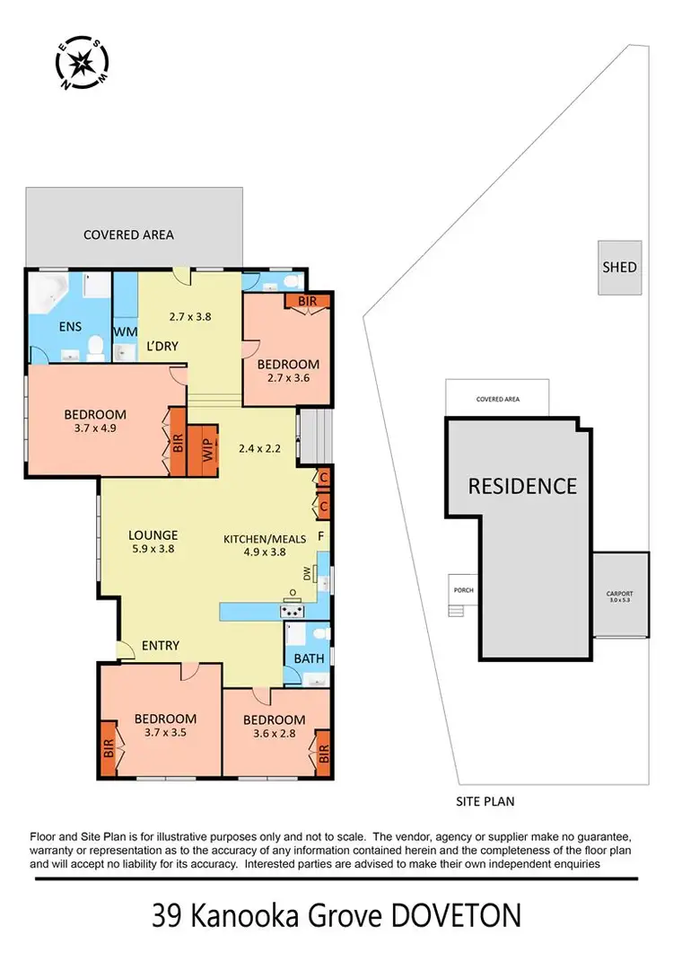 Floorplan of Homely house listing, 39 Kanooka Grove, Doveton VIC 3177
