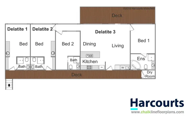 Floorplan of Homely apartment listing, 7/4 Omega Street, Merrijig VIC 3723