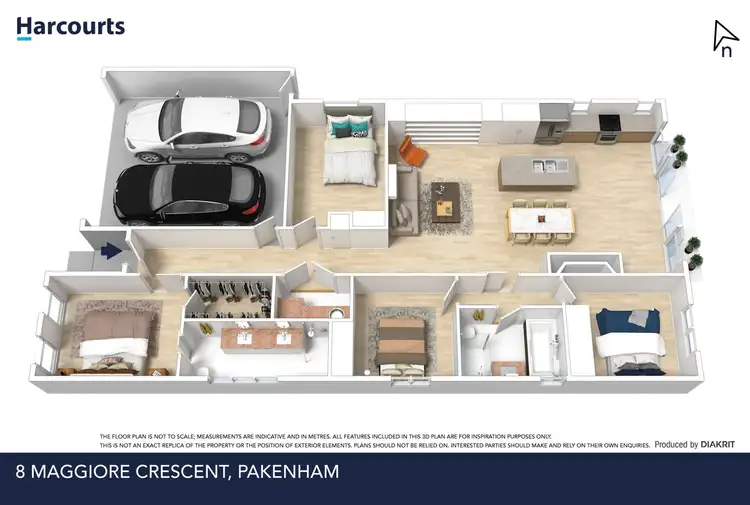 Floorplan of Homely house listing, 8 Maggiore Crescent, Pakenham VIC 3810