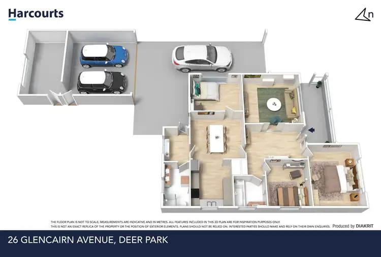 Floorplan of Homely house listing, 26 Glencairn Avenue, Deer Park VIC 3023
