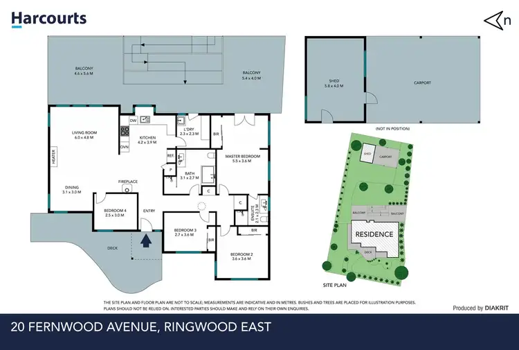 Floorplan of Homely house listing, 20 Fernwood Avenue, Ringwood East VIC 3135