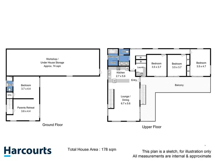 Floorplan of Homely house listing, 27 Lucas Street, Kingston TAS 7050