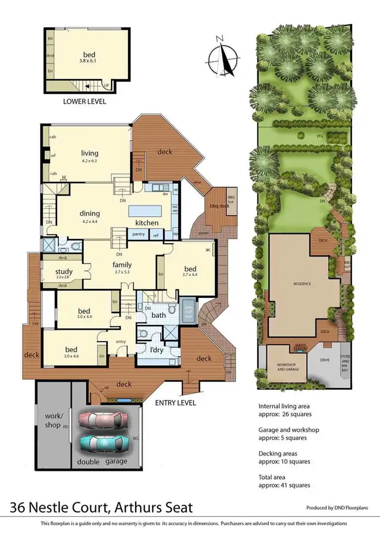 Floorplan of Homely house listing, 36 Nestle Court, Arthurs Seat VIC 3936