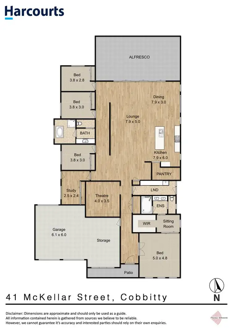 Floorplan of Homely house listing, 41 McKellar Street, Cobbitty NSW 2570