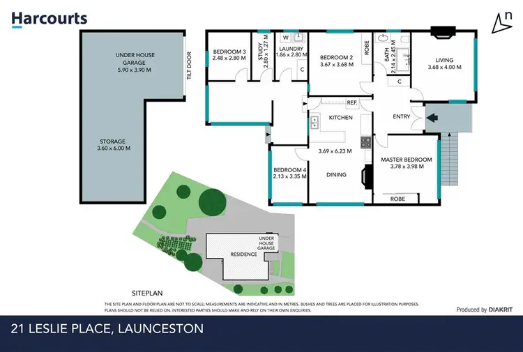 Floorplan of Homely house listing, 21 Leslie Place, South Launceston TAS 7249