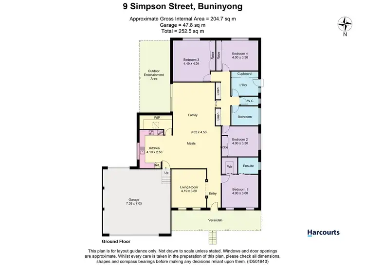 Floorplan of Homely house listing, 9 Simpson Street, Buninyong VIC 3357