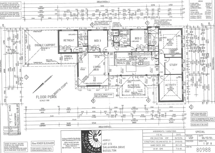 Floorplan of Homely house listing, 7 Salamanda Drive, Geographe WA 6280