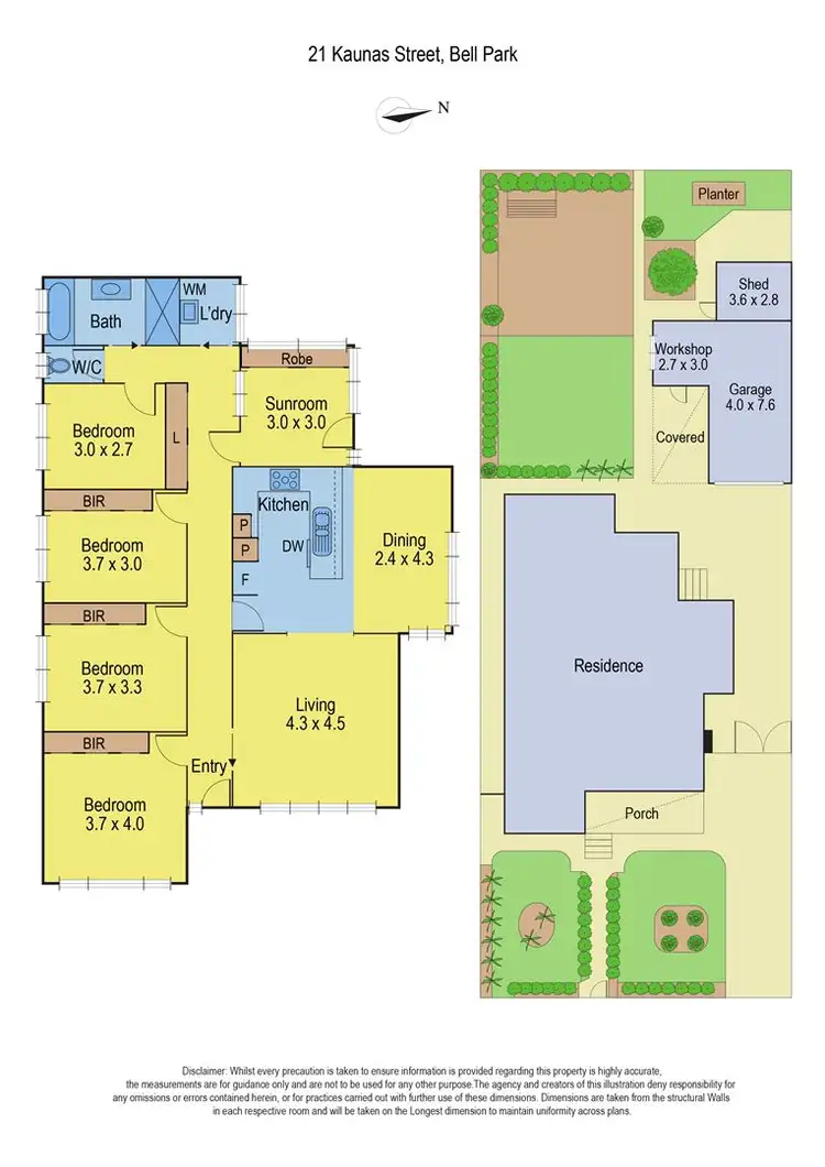 Floorplan of Homely house listing, 21 Kaunas Street, Bell Park VIC 3215