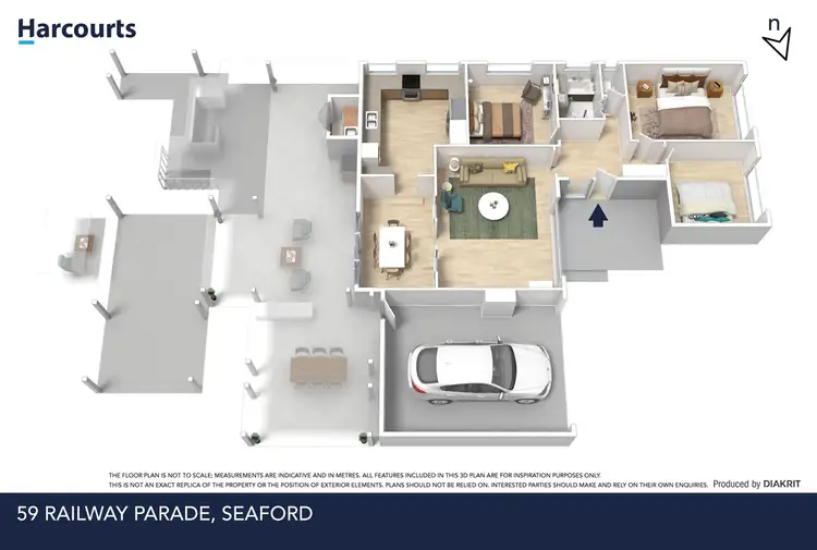 Floorplan of Homely house listing, 59 Railway Parade, Seaford VIC 3198
